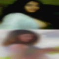 Pissing woman